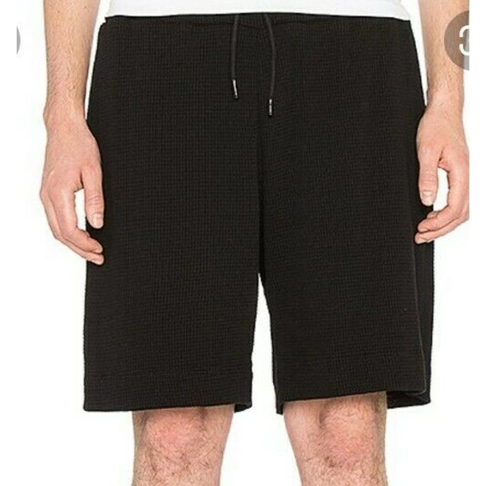 NWT Cotton Citizen men black Tyson Short‎ Size L waffle